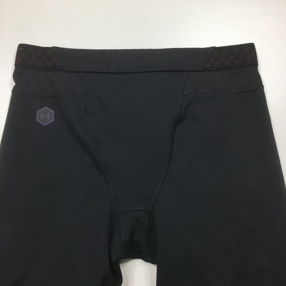 UNDER ARMOUR Black Celliant Powered Rush UA Speed Performance Pull On Leggings - Picture 3 of 12